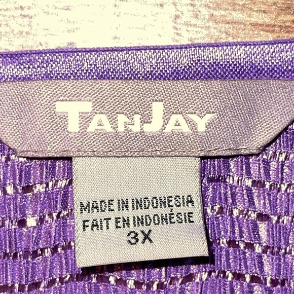 TanJay Textured Sleeveless Blouses - Picture 3 of 11